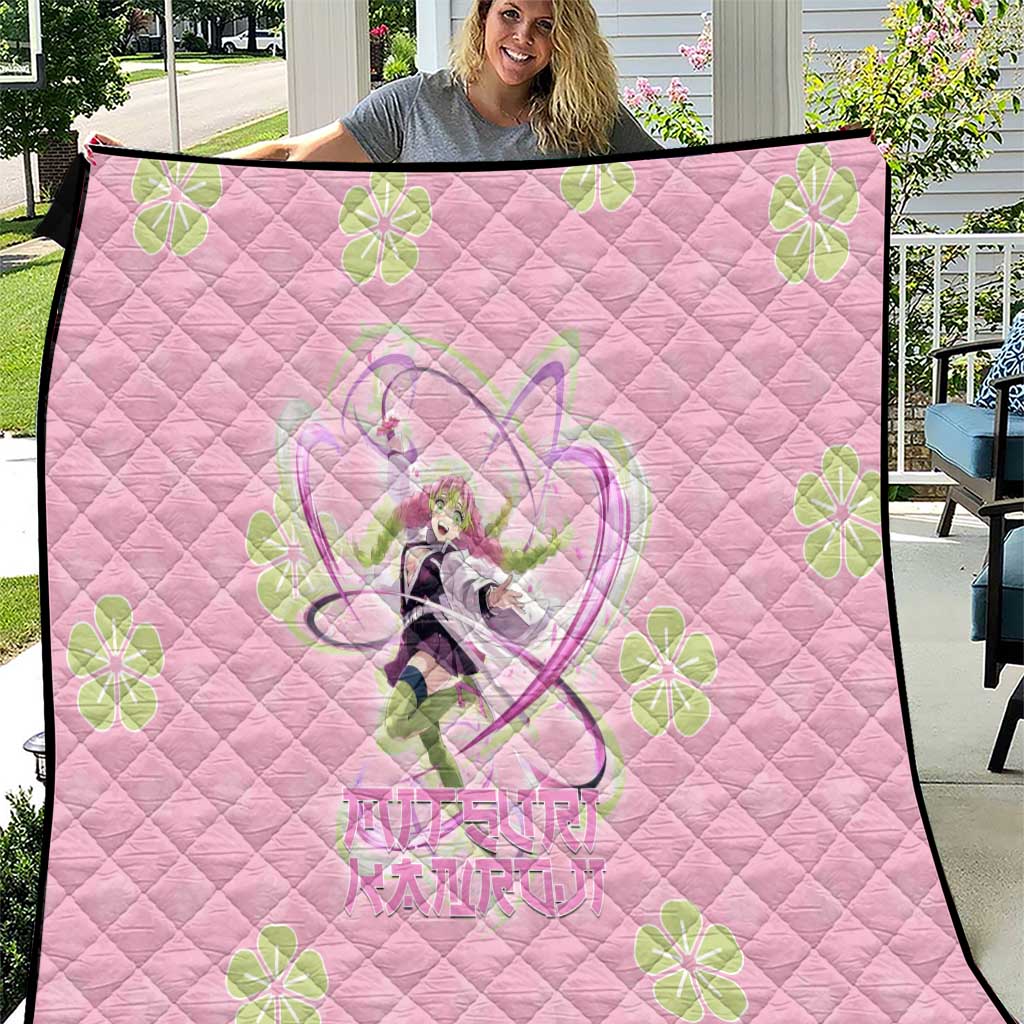 Kanroji Mitsuri Demon Slayer Quilt Pastel Blossom Anime Lovecore Style
