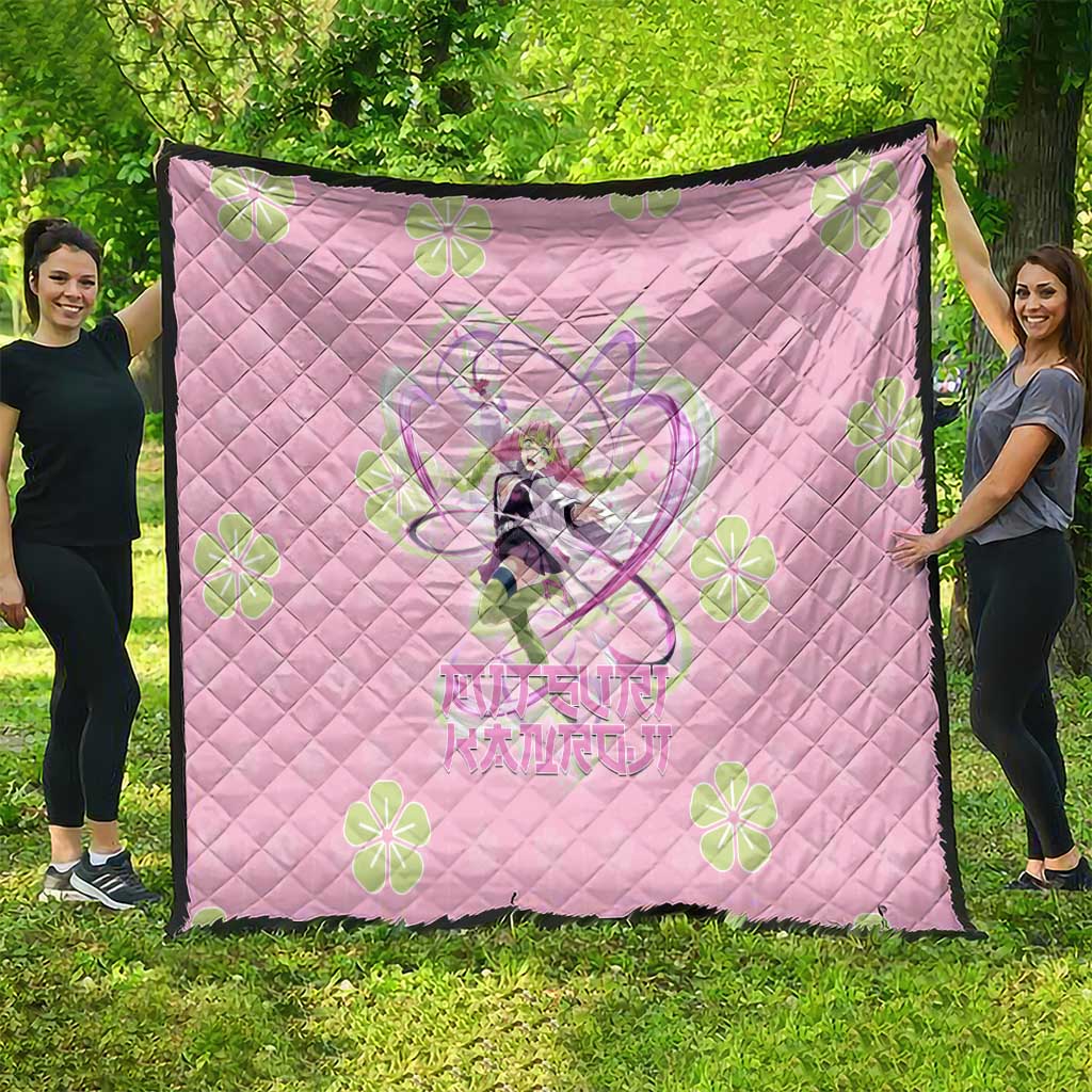 Kanroji Mitsuri Demon Slayer Quilt Pastel Blossom Anime Lovecore Style