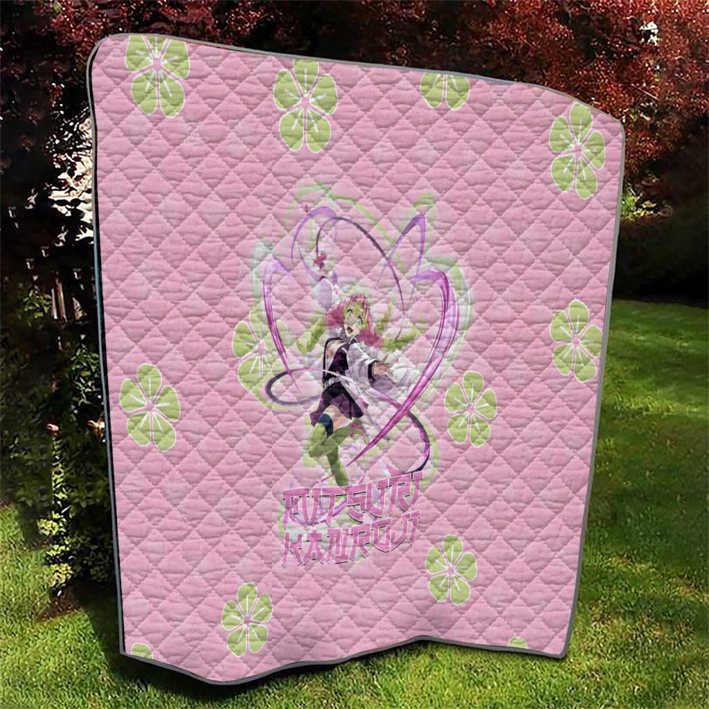Kanroji Mitsuri Demon Slayer Quilt Pastel Blossom Anime Lovecore Style