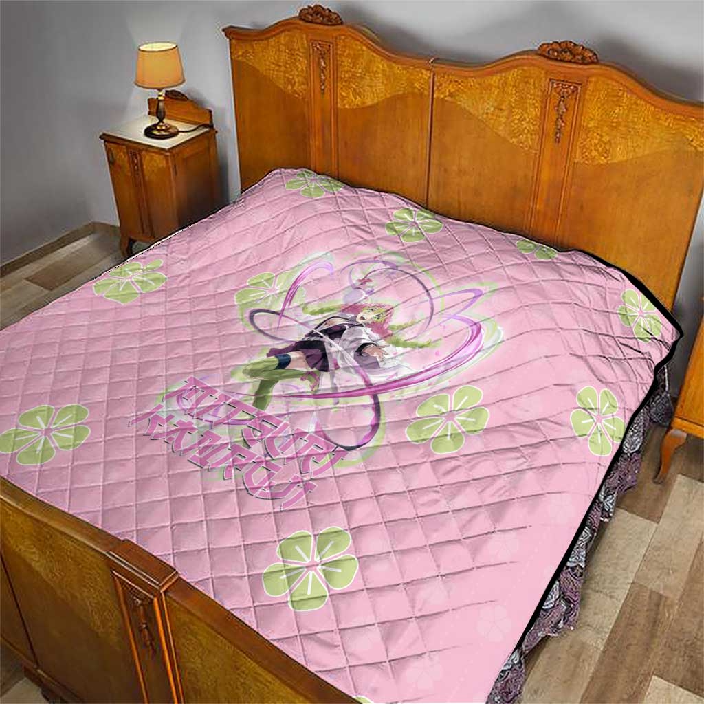 Kanroji Mitsuri Demon Slayer Quilt Pastel Blossom Anime Lovecore Style