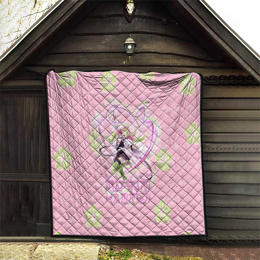 Kanroji Mitsuri Demon Slayer Quilt Pastel Blossom Anime Lovecore Style