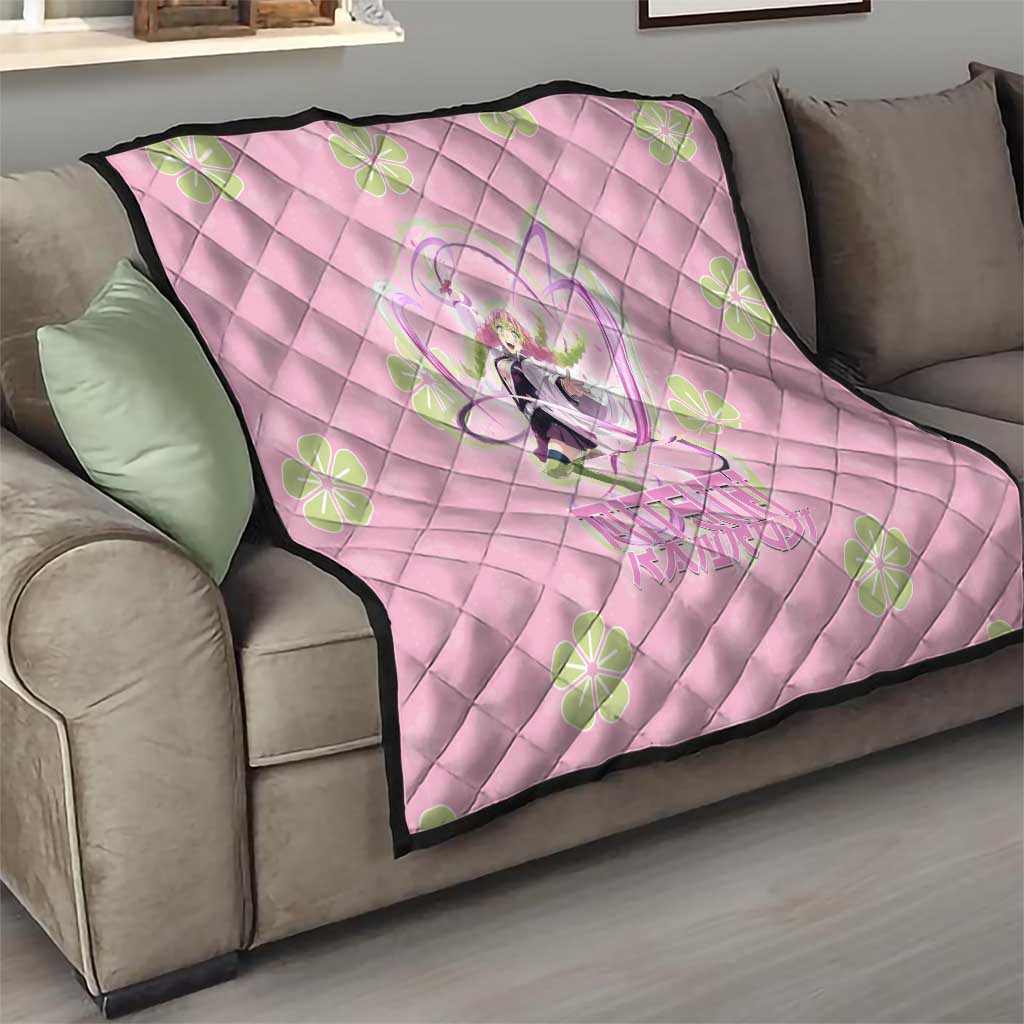 Kanroji Mitsuri Demon Slayer Quilt Pastel Blossom Anime Lovecore Style
