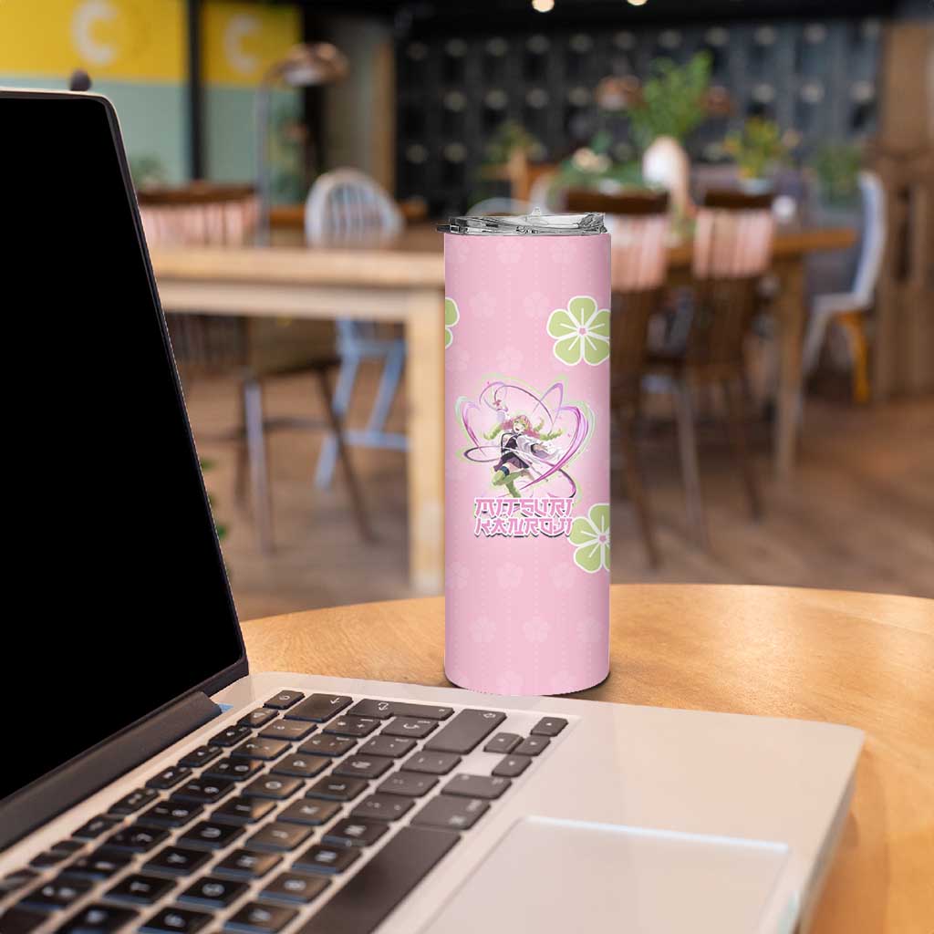 Kanroji Mitsuri Demon Slayer Skinny Tumbler Pastel Blossom Anime Lovecore Style