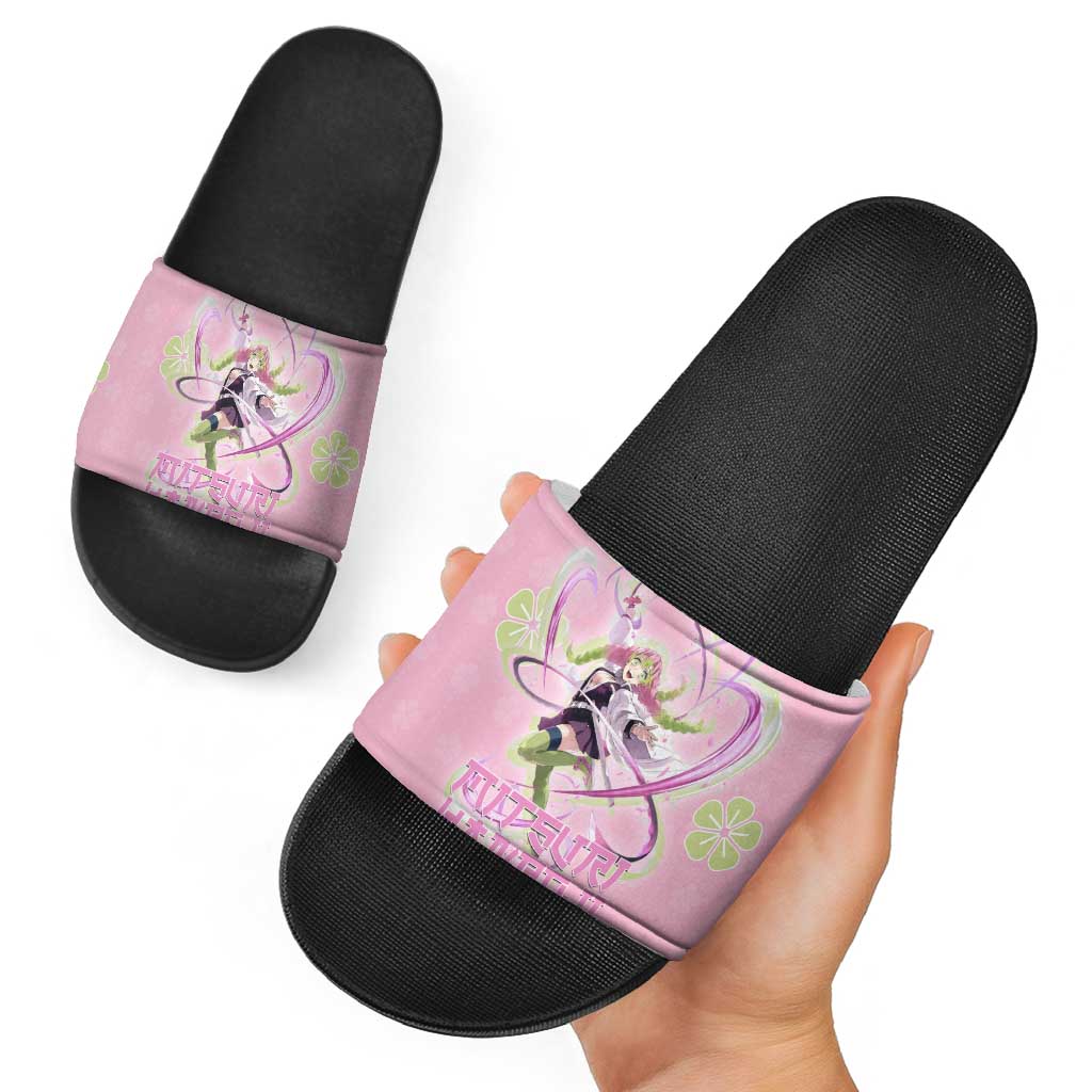 Kanroji Mitsuri Demon Slayer Slide Sandals Pastel Blossom Anime Lovecore Style