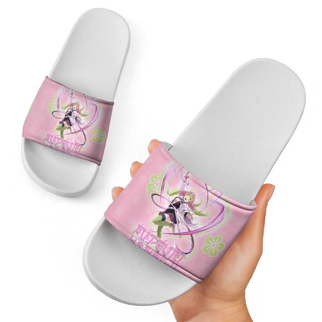 Kanroji Mitsuri Demon Slayer Slide Sandals Pastel Blossom Anime Lovecore Style