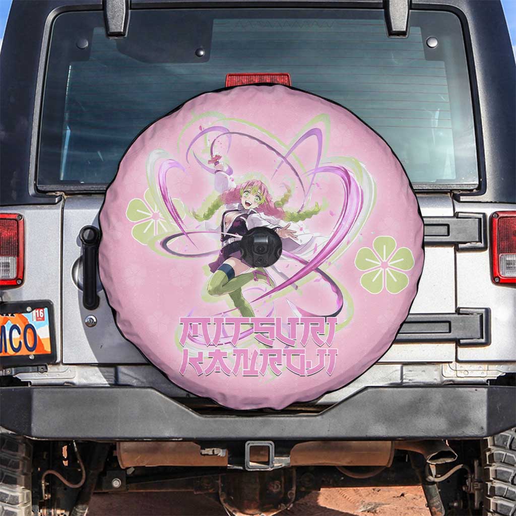 Kanroji Mitsuri Demon Slayer Spare Tire Cover Pastel Blossom Anime Lovecore Style
