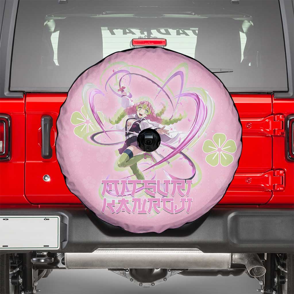 Kanroji Mitsuri Demon Slayer Spare Tire Cover Pastel Blossom Anime Lovecore Style