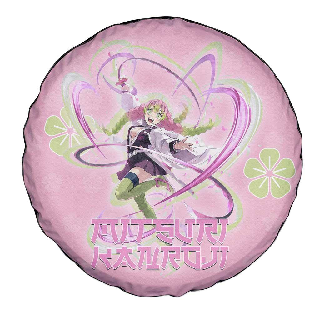 Kanroji Mitsuri Demon Slayer Spare Tire Cover Pastel Blossom Anime Lovecore Style