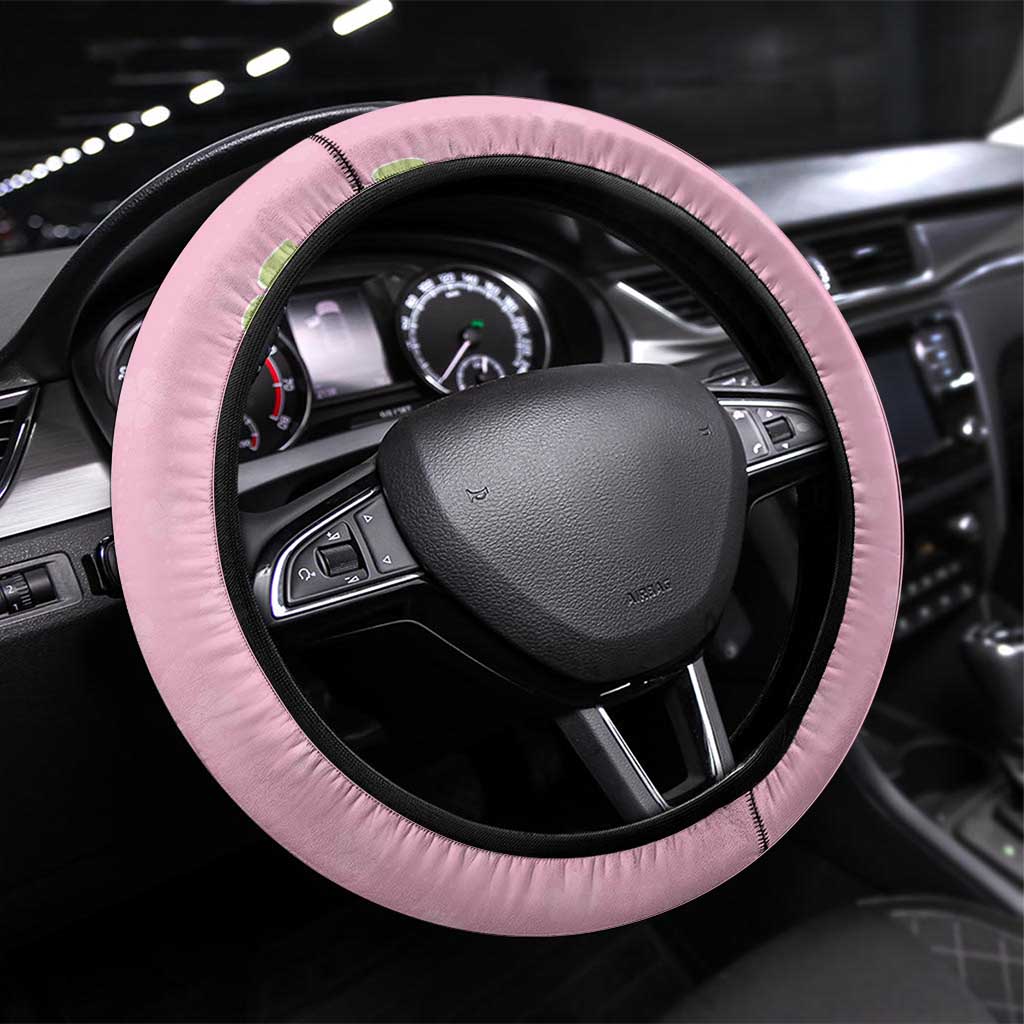 Kanroji Mitsuri Demon Slayer Steering Wheel Cover Pastel Blossom Anime Lovecore Style