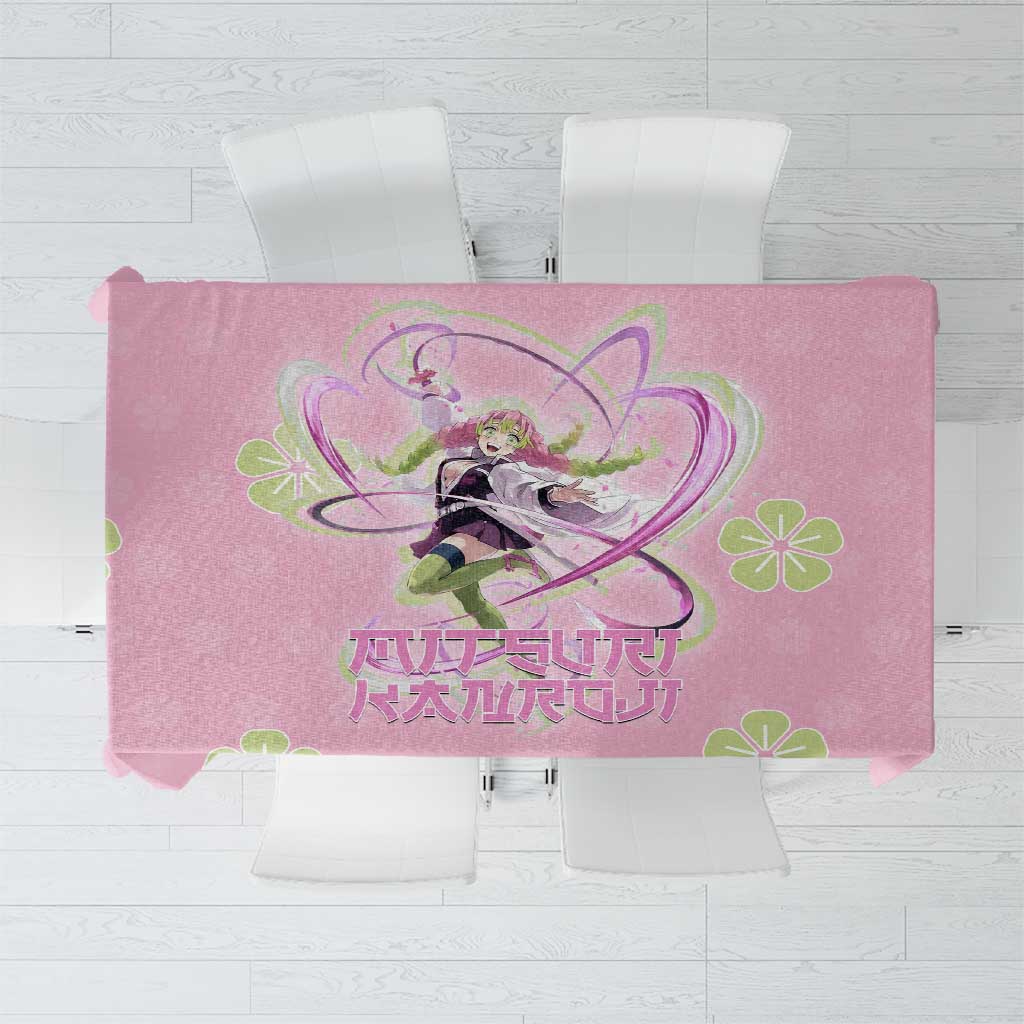Kanroji Mitsuri Demon Slayer Tablecloth Pastel Blossom Anime Lovecore Style