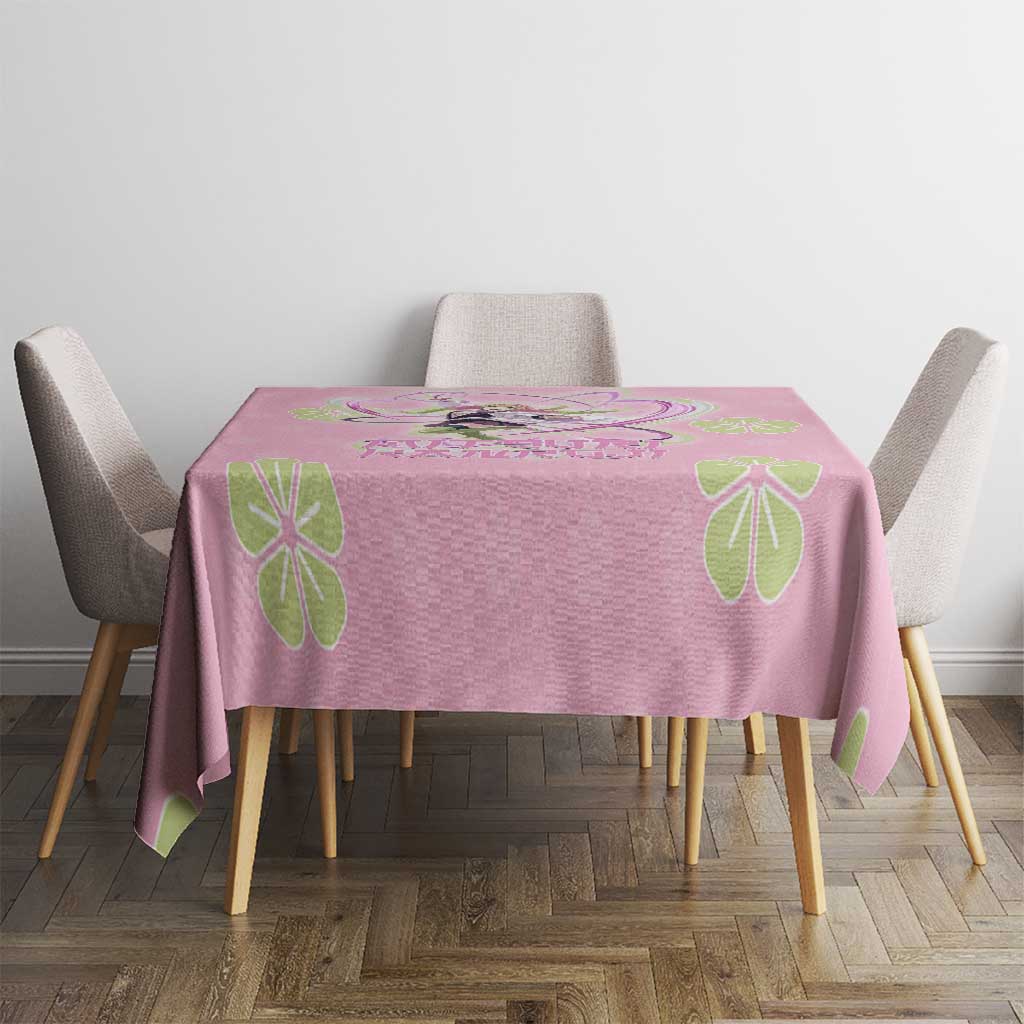 Kanroji Mitsuri Demon Slayer Tablecloth Pastel Blossom Anime Lovecore Style
