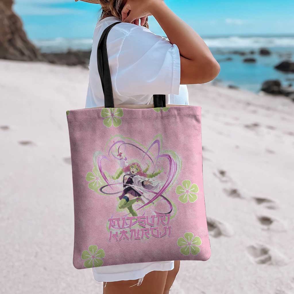 Kanroji Mitsuri Demon Slayer Tote Bag Pastel Blossom Anime Lovecore Style