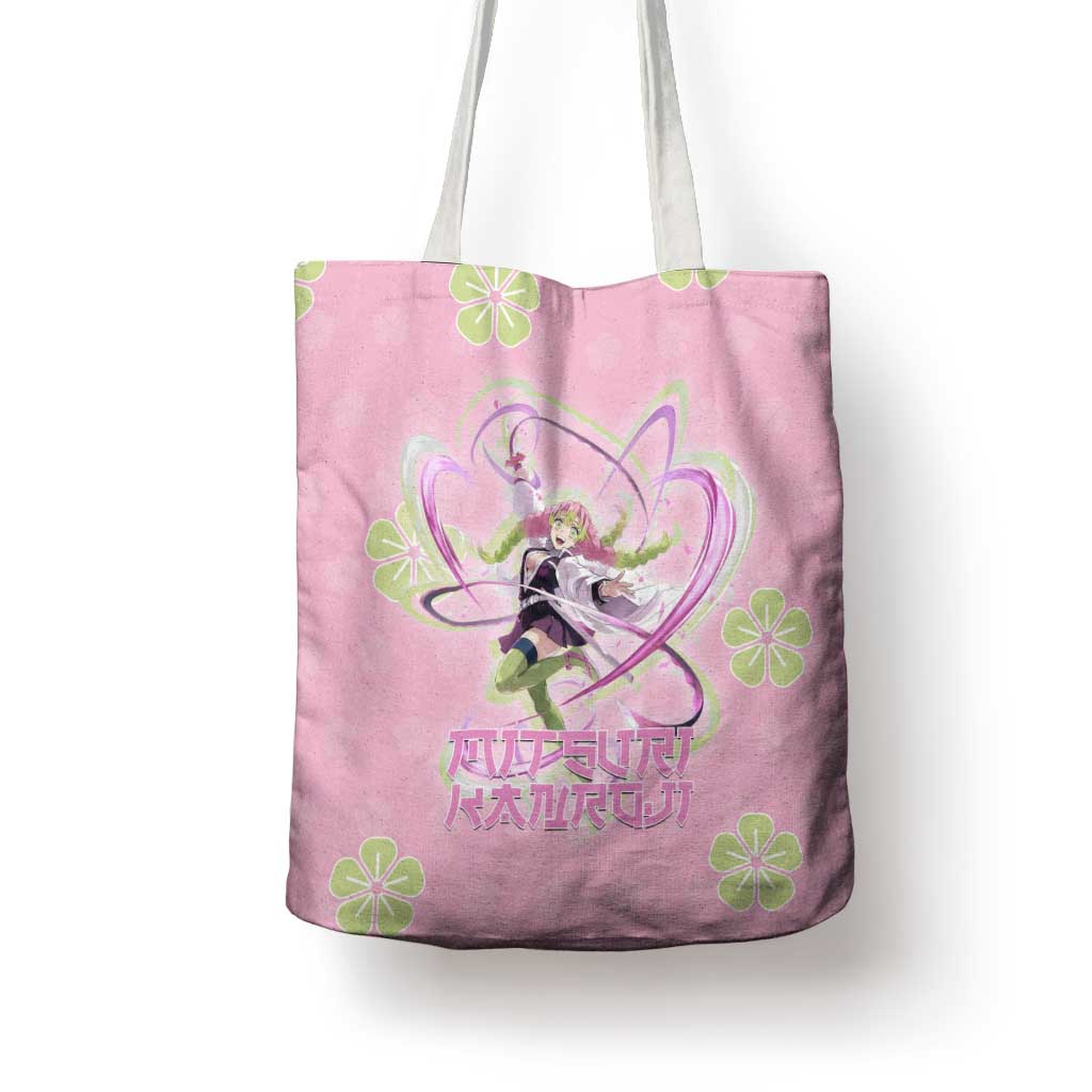 Kanroji Mitsuri Demon Slayer Tote Bag Pastel Blossom Anime Lovecore Style