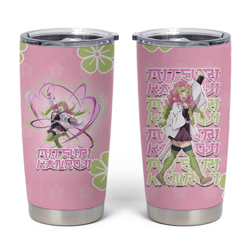 Kanroji Mitsuri Demon Slayer Tumbler Cup Pastel Blossom Anime Lovecore Style