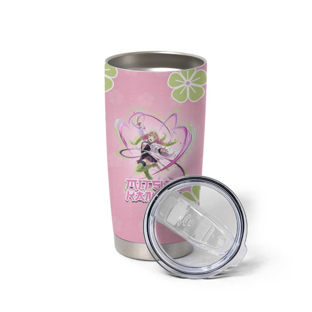Kanroji Mitsuri Demon Slayer Tumbler Cup Pastel Blossom Anime Lovecore Style