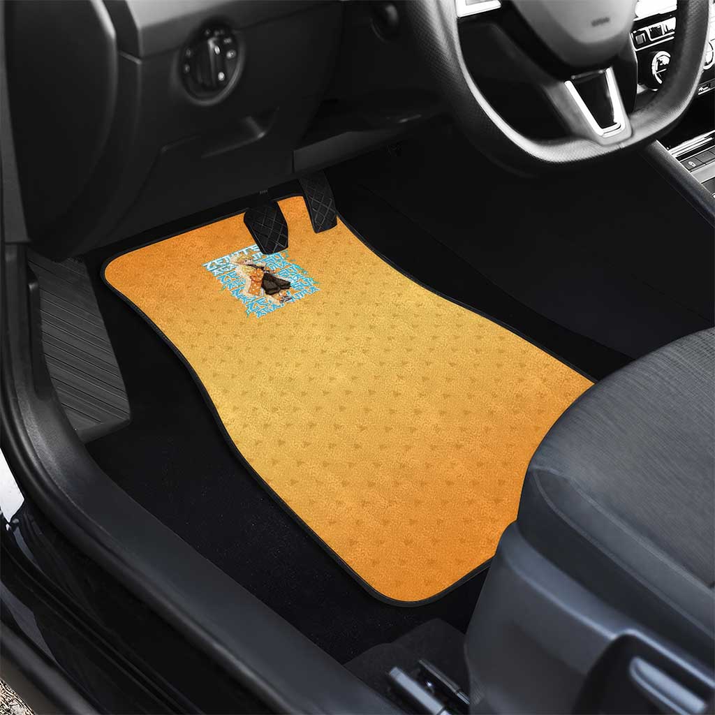 Zenitsu Agatsuma Demon Slayer Car Mats Thunder Spark Anime Tri-Pattern Style