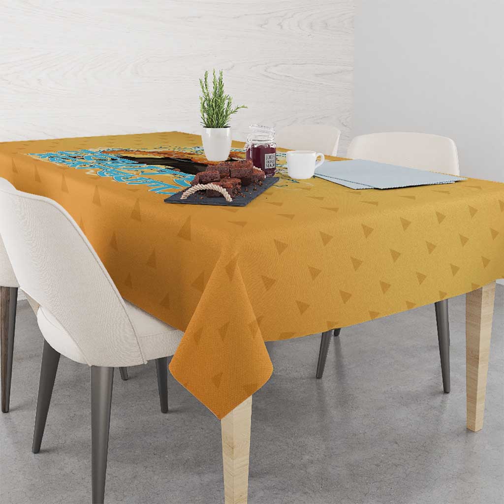 Zenitsu Agatsuma Demon Slayer Tablecloth Thunder Spark Anime Tri-Pattern Style
