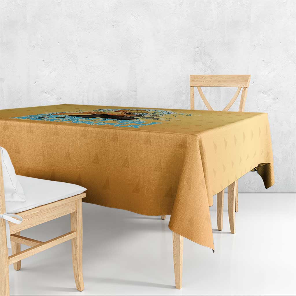 Zenitsu Agatsuma Demon Slayer Tablecloth Thunder Spark Anime Tri-Pattern Style