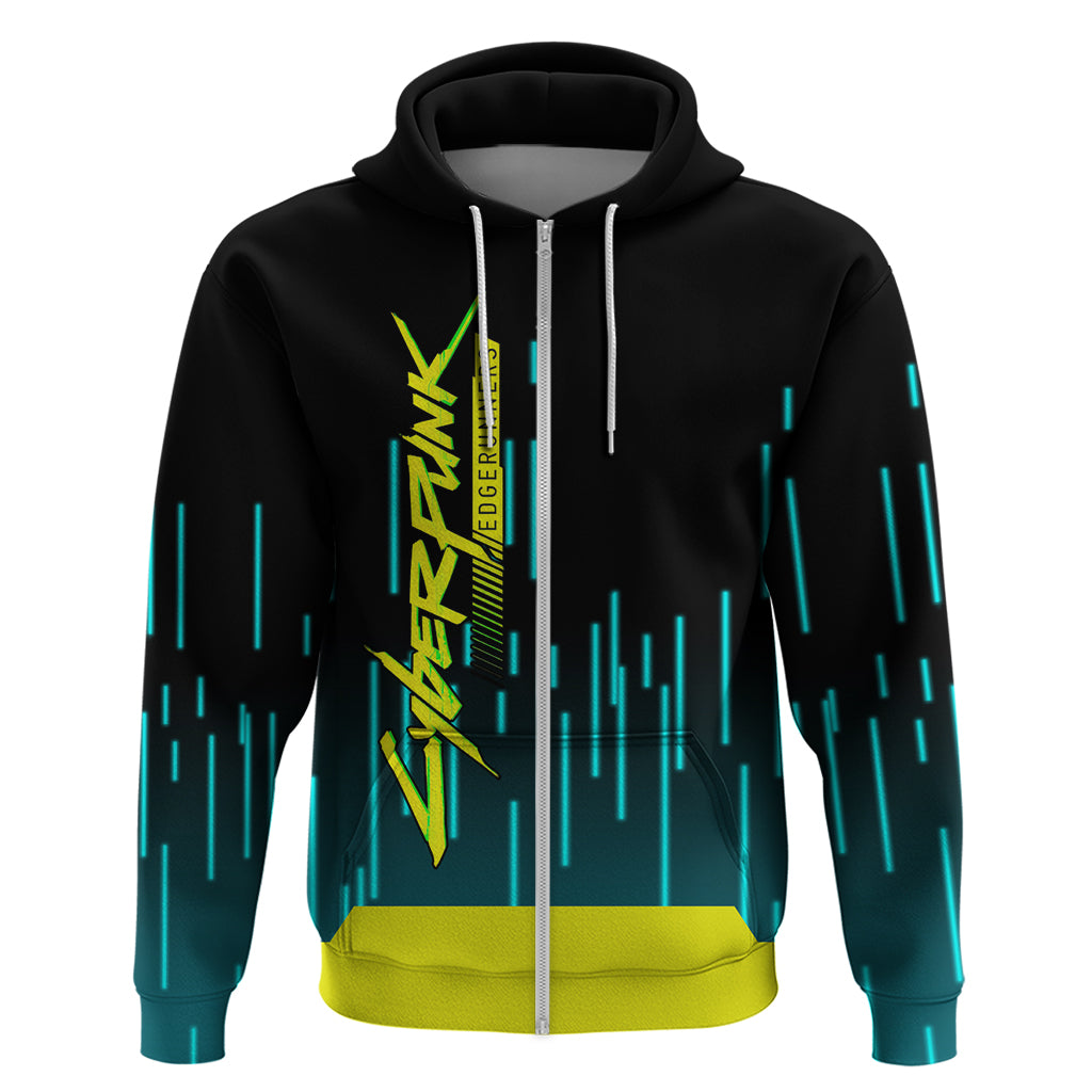 Cyberpunk David Martinez Zip Hoodie
