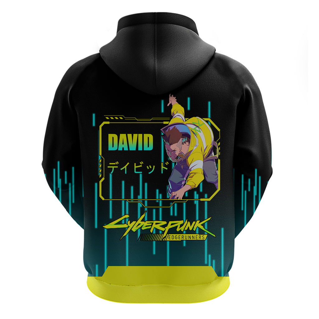 Cyberpunk David Martinez Zip Hoodie
