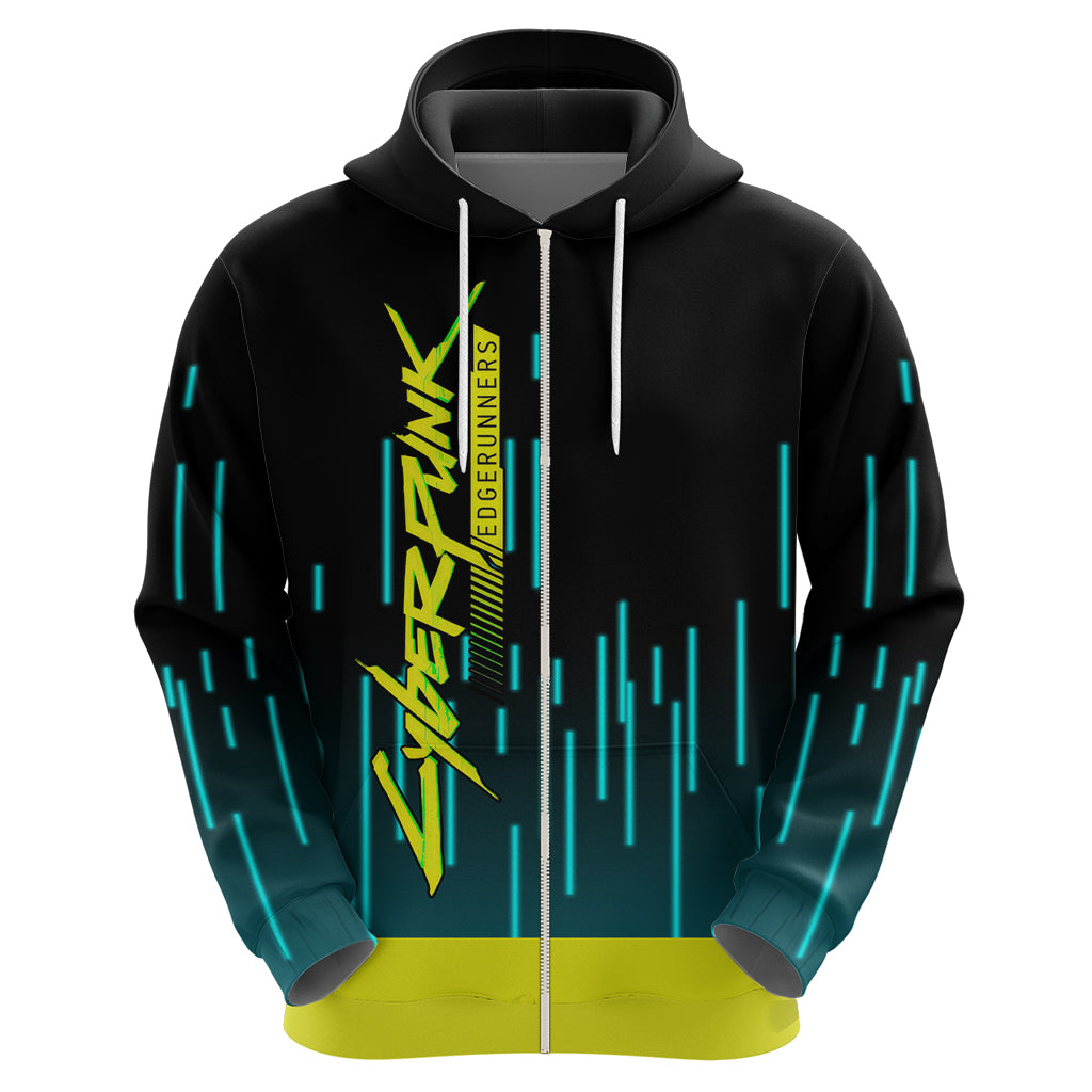 Cyberpunk David Martinez Zip Hoodie