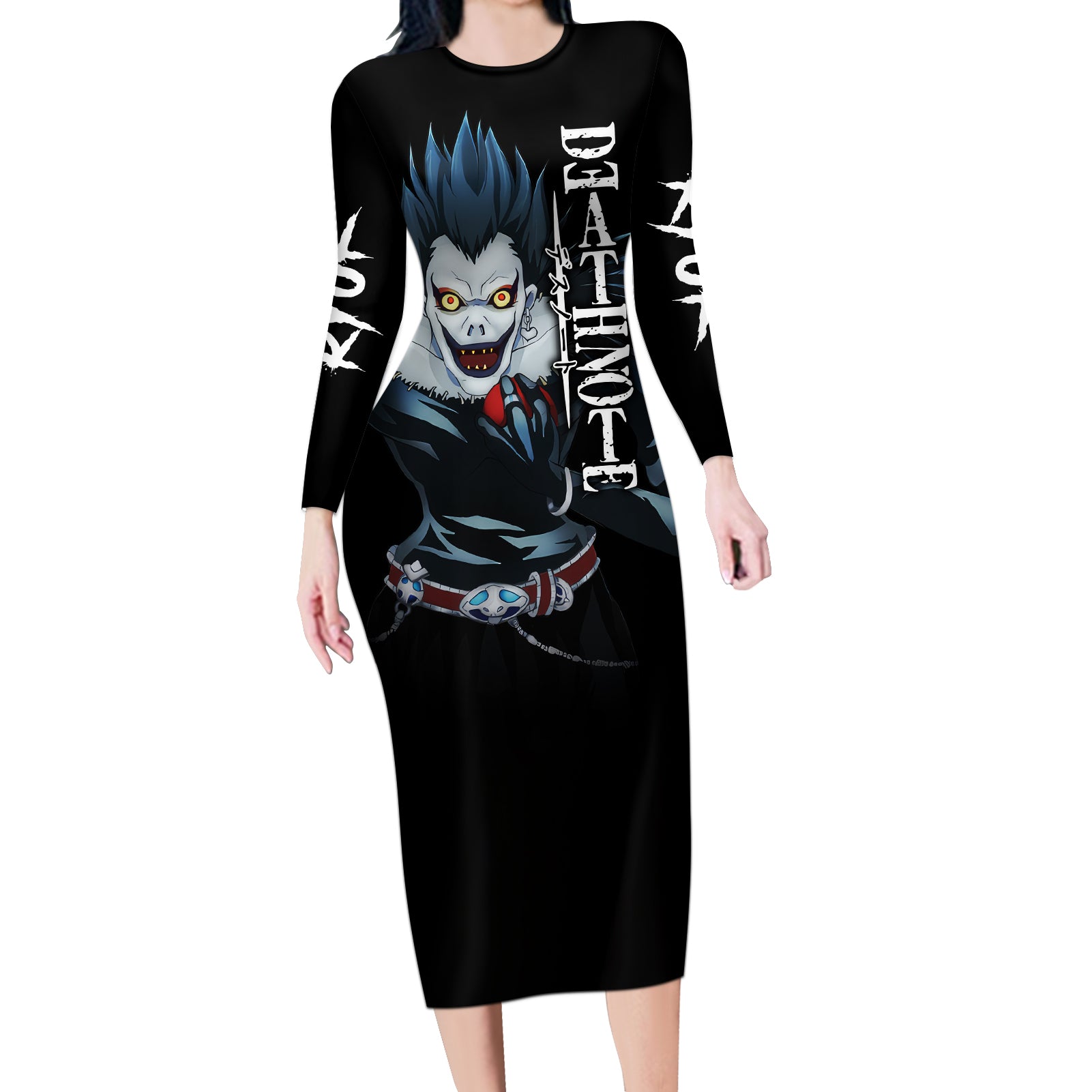 Ryuk Long Sleeve Bodycon Dress Death Note