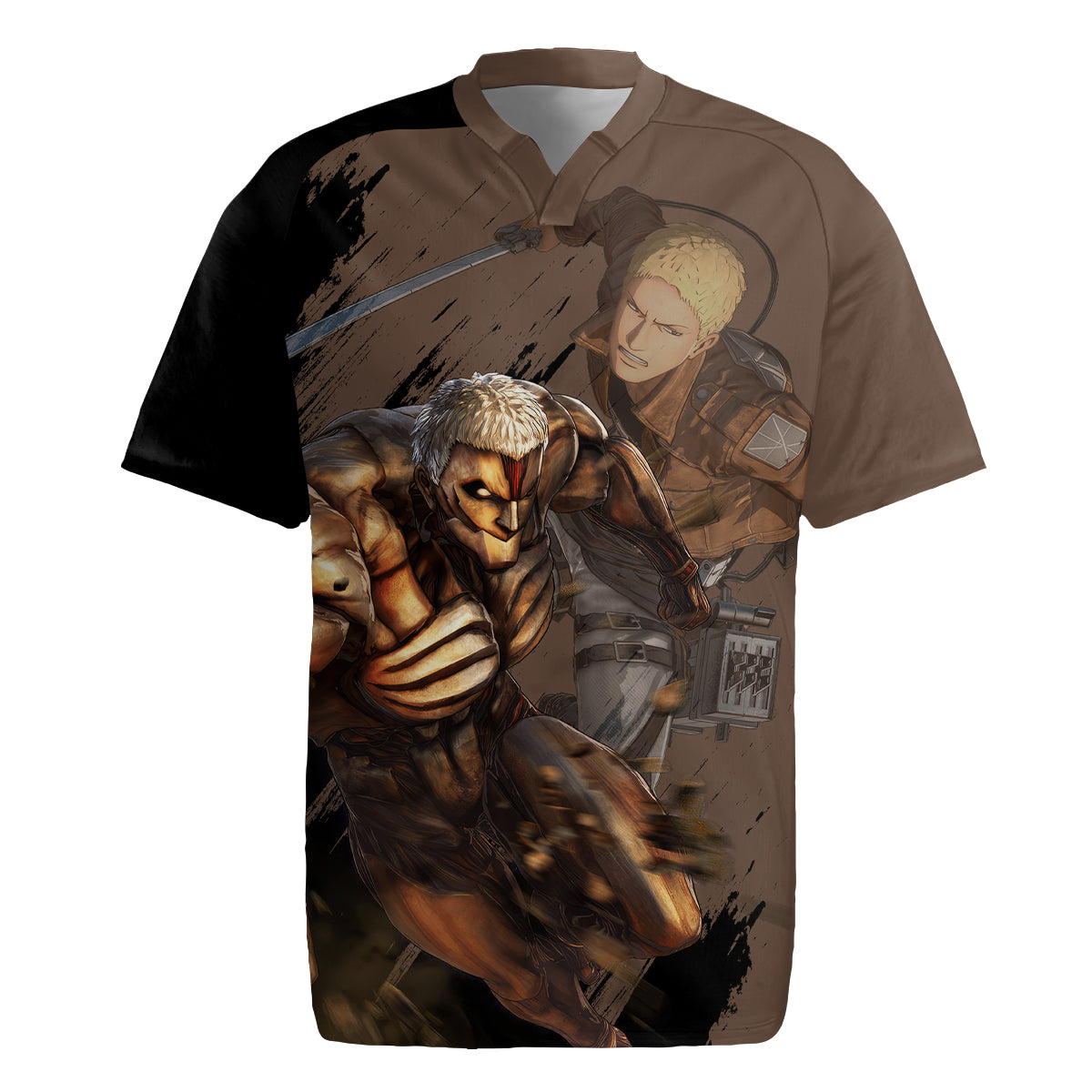 Armored Titan Rugby Jersey Attack On Titan