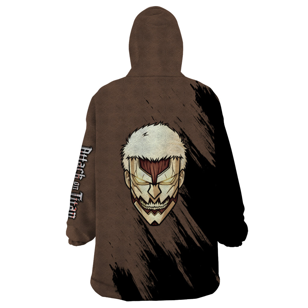 Armored Titan Wearable Blanket Hoodie Attack On Titan