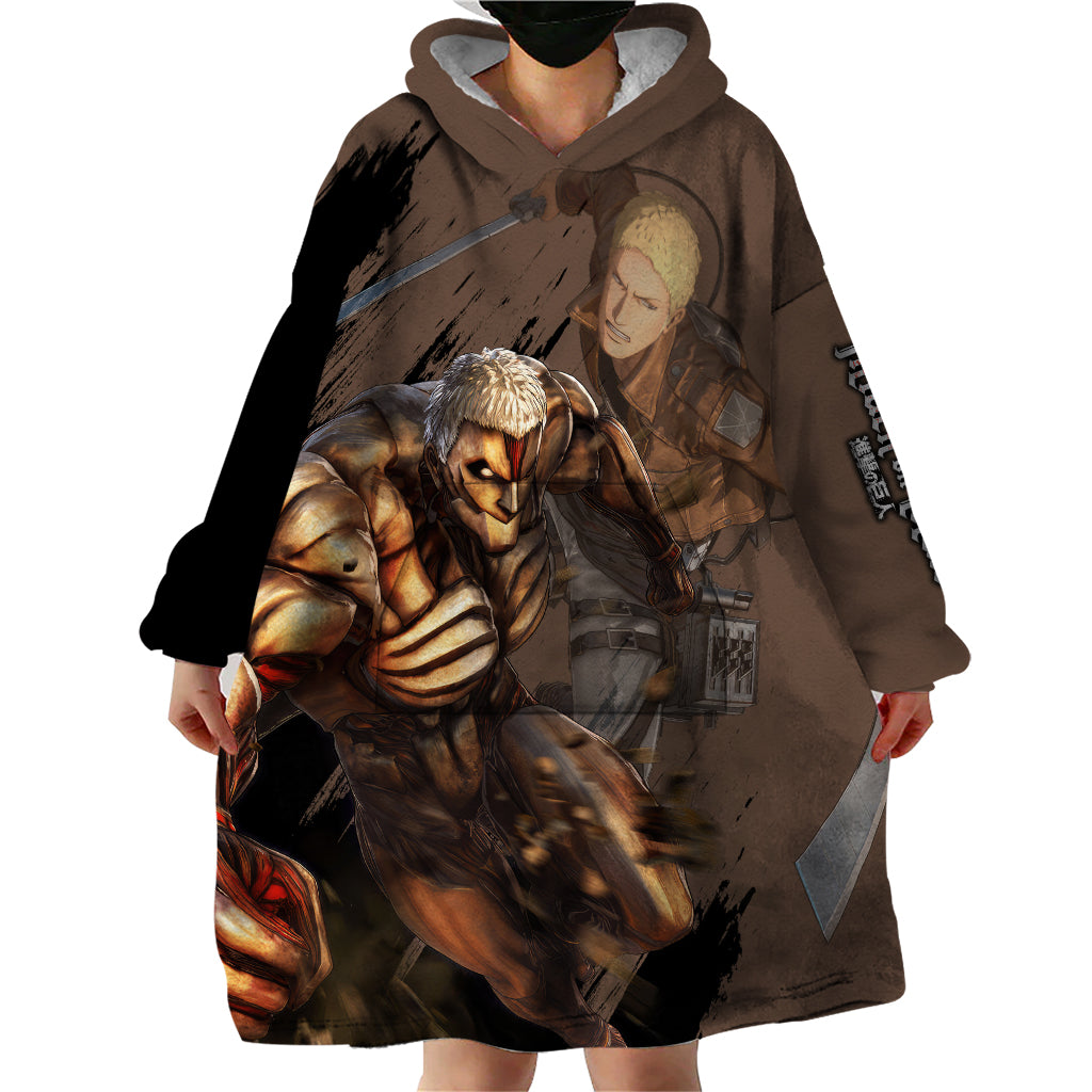 Armored Titan Wearable Blanket Hoodie Attack On Titan