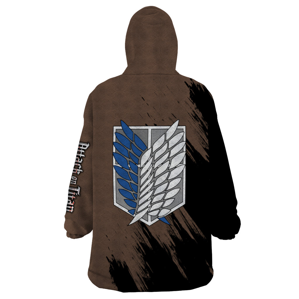 Armin Arler Wearable Blanket Hoodie Attack On Titan