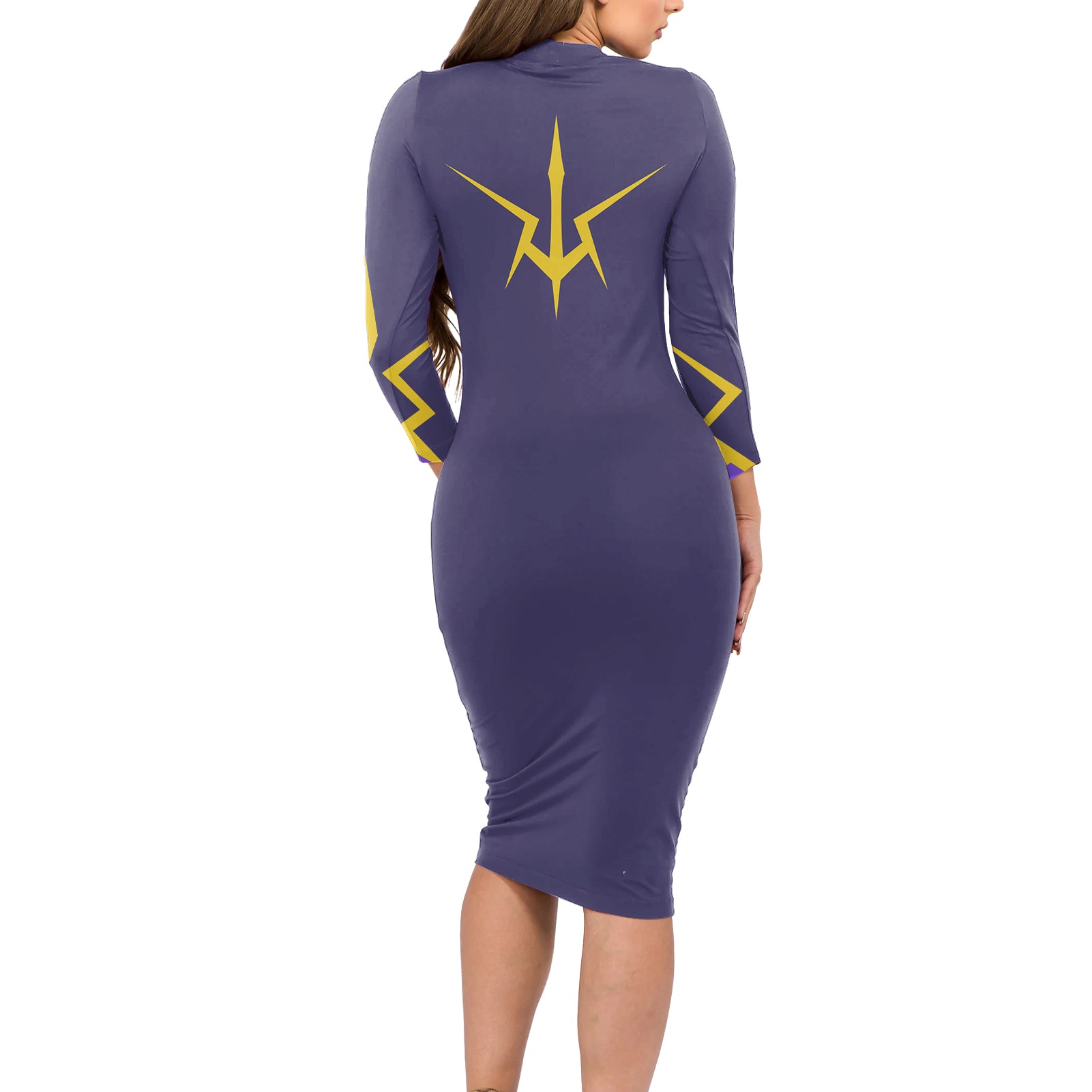 Zero Lelouch Long Sleeve Bodycon Dress Lelouch of the Rebellion