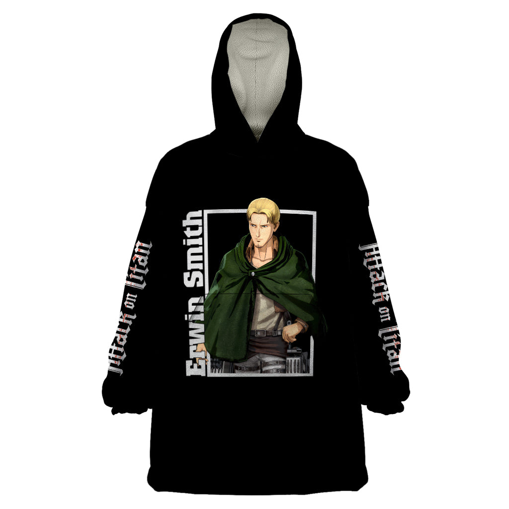 Erwin Smith Wearable Blanket Hoodie Attack On Titan