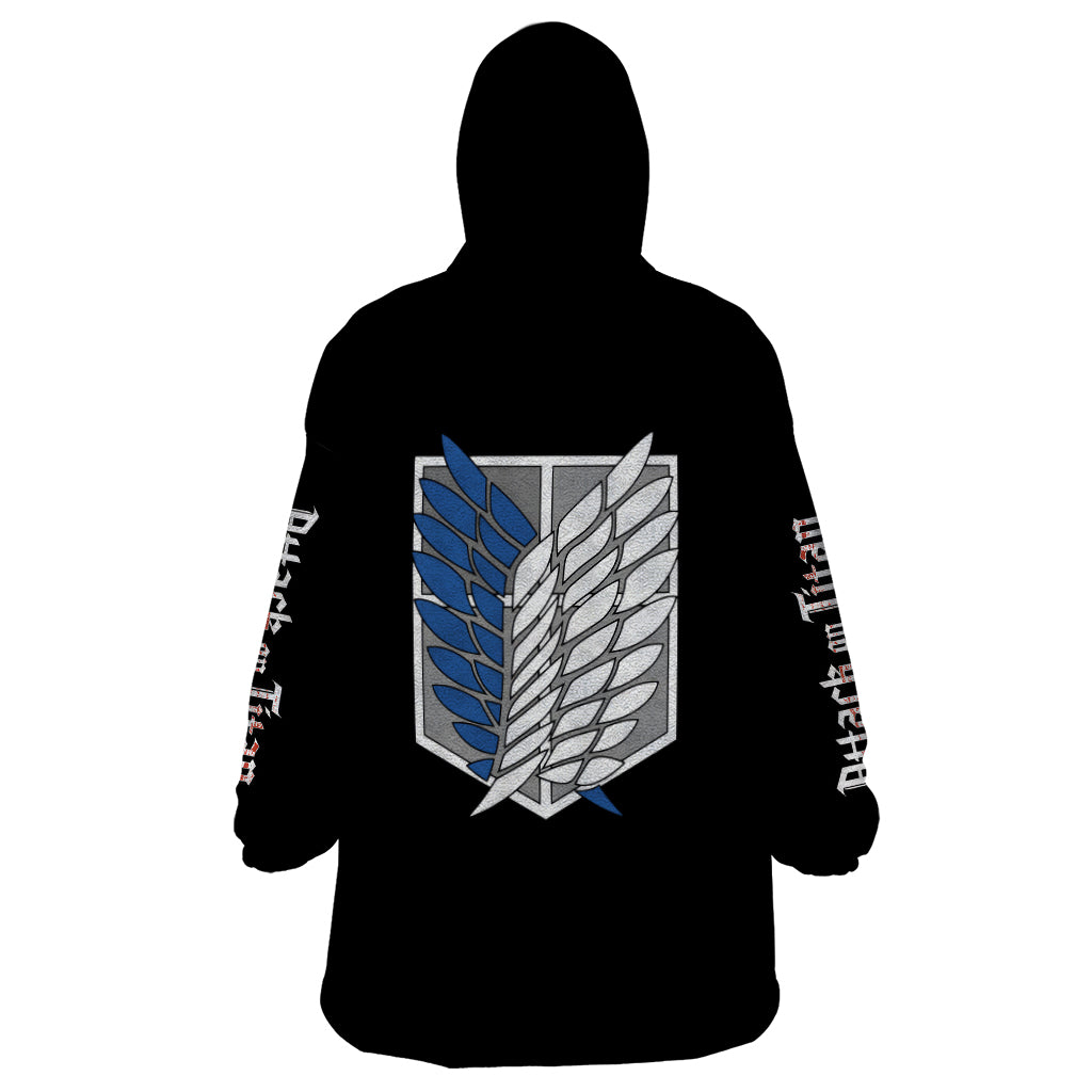 Erwin Smith Wearable Blanket Hoodie Attack On Titan