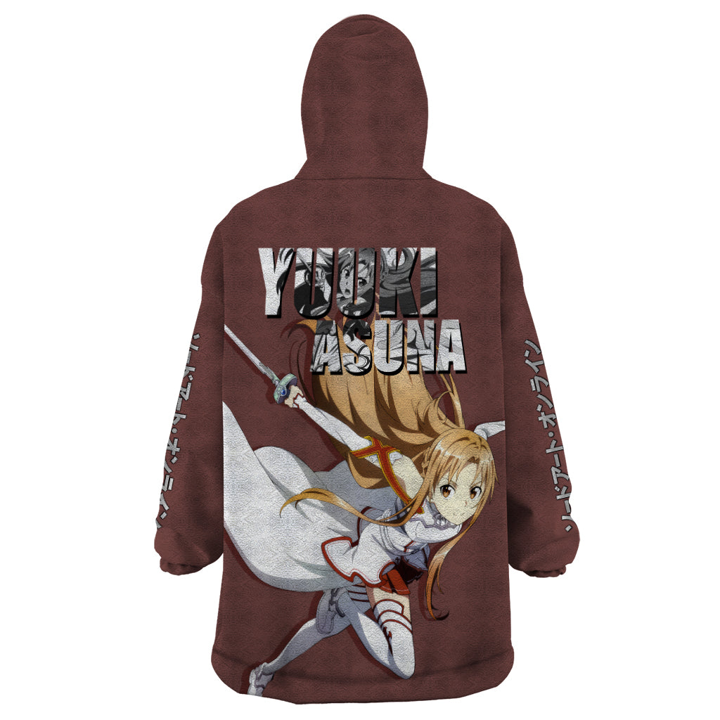 Asuna Yuuki Wearable Blanket Hoodie Sword Art Online