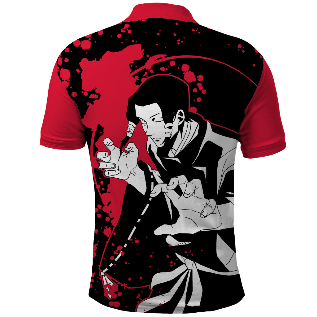 Noritoshi Kamo Jujutsu Kaisen Polo Shirt Manga Style Art