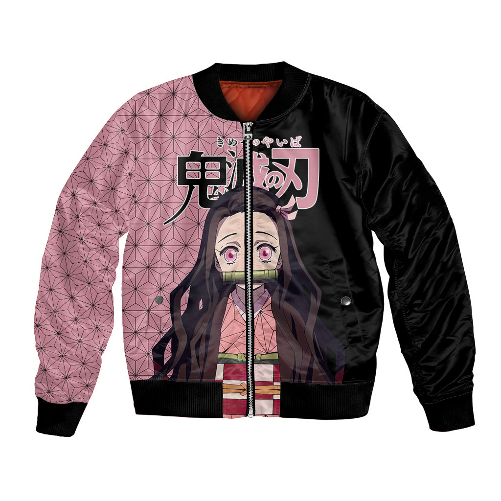 Nezuko Kamado Demon Slayer Bomber Jacket Anime Style