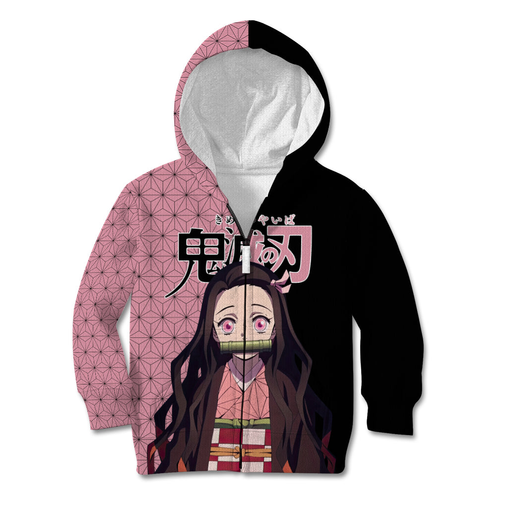 Nezuko Kamado Demon Slayer Kid Hoodie Anime Style