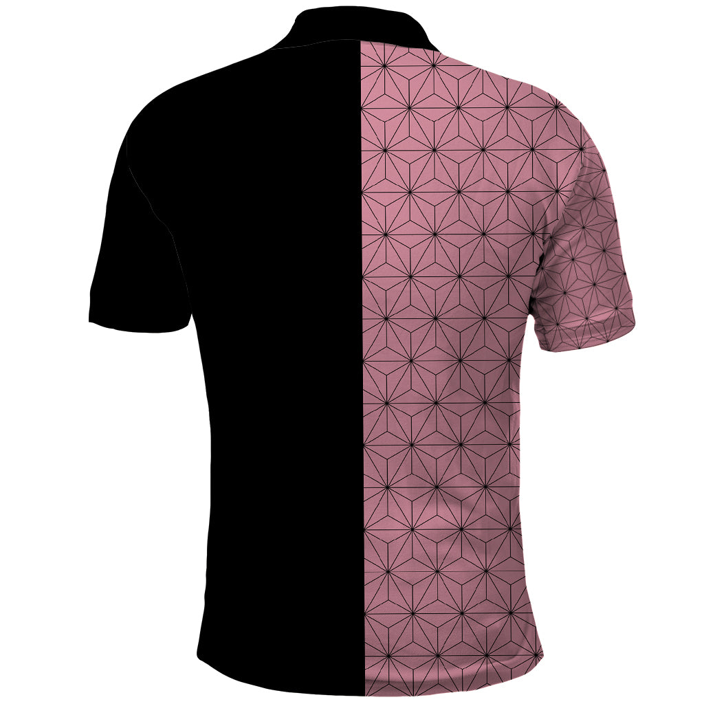 Nezuko Kamado Demon Slayer Polo Shirt Anime Style