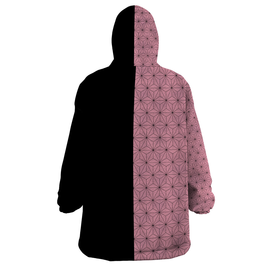 Nezuko Kamado Demon Slayer Wearable Blanket Hoodie Anime Style
