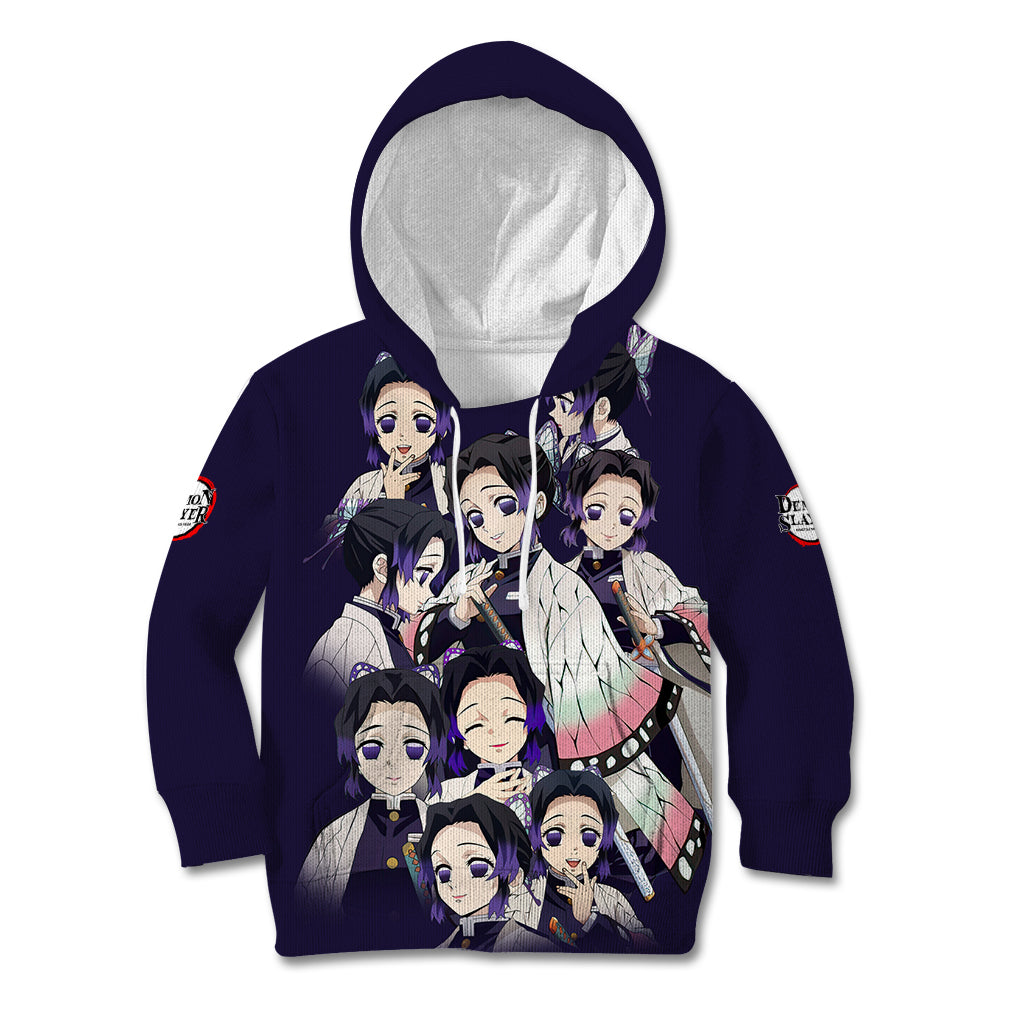 Shinobu Kocho Demon Slayer Kid Hoodie Anime Style