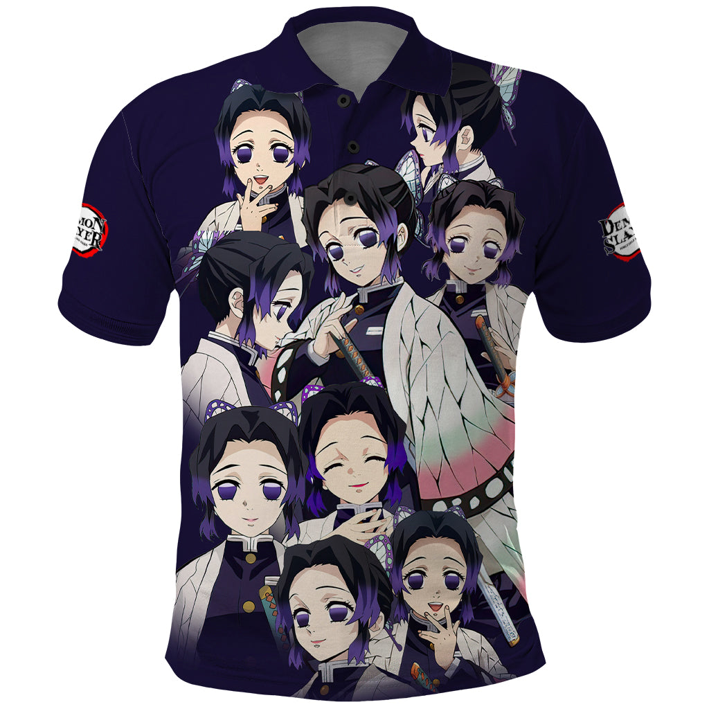 Shinobu Kocho Demon Slayer Polo Shirt Anime Style