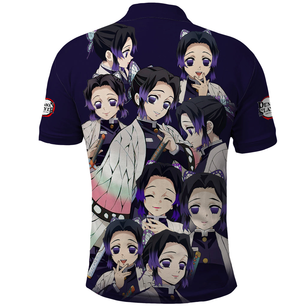 Shinobu Kocho Demon Slayer Polo Shirt Anime Style