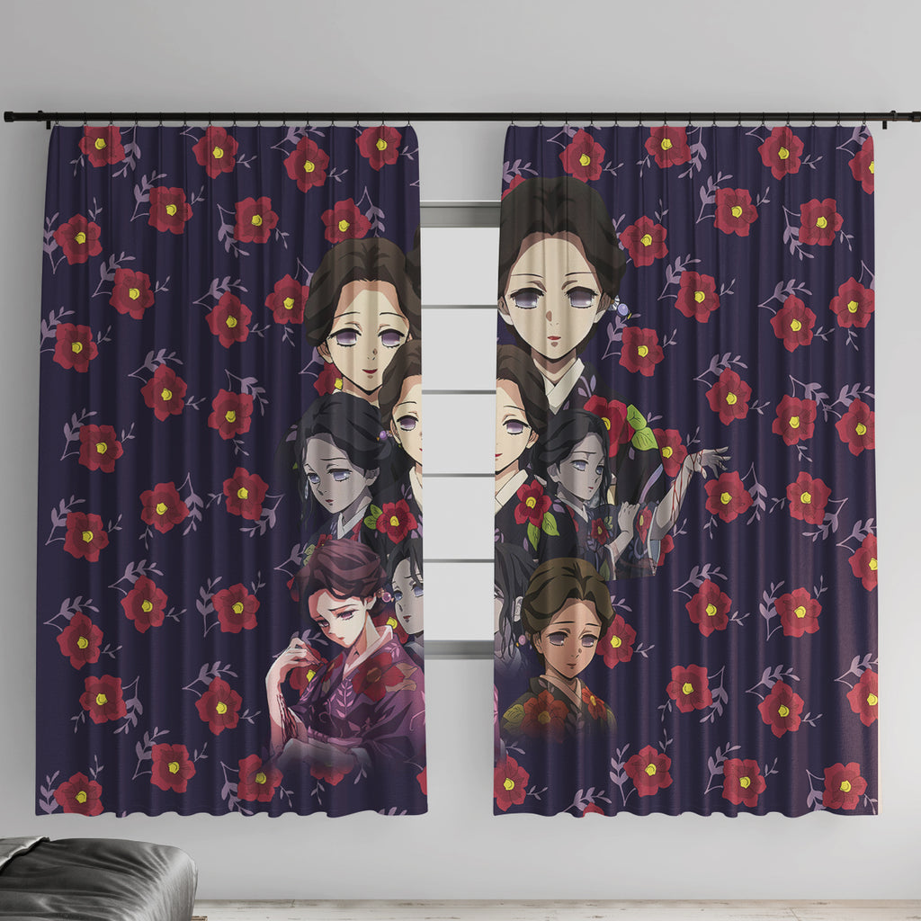 Tamayo Demon Slayer Window Curtain Anime Style
