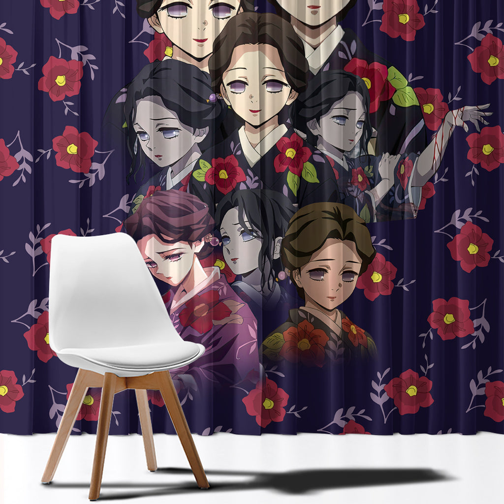 Tamayo Demon Slayer Window Curtain Anime Style