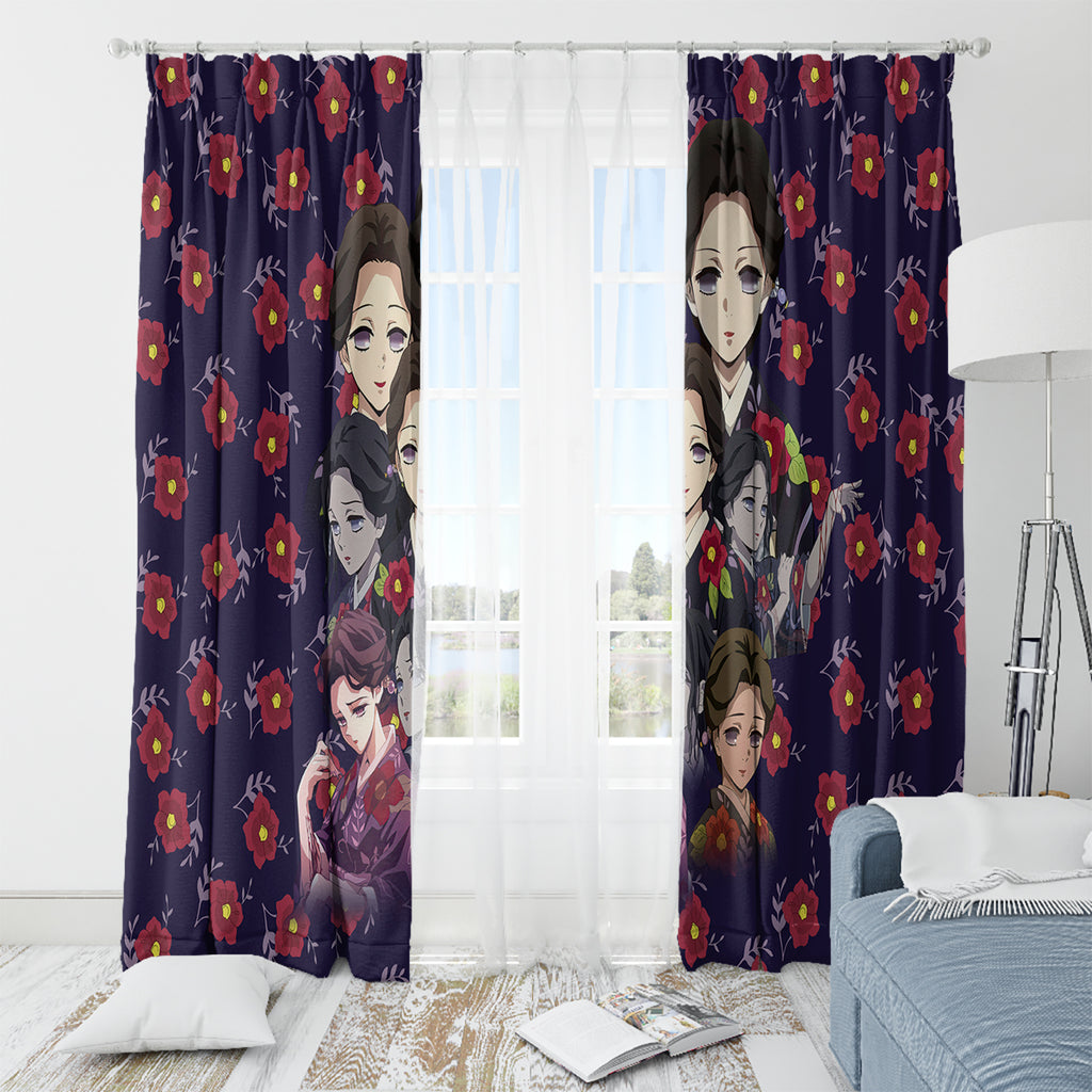 Tamayo Demon Slayer Window Curtain Anime Style