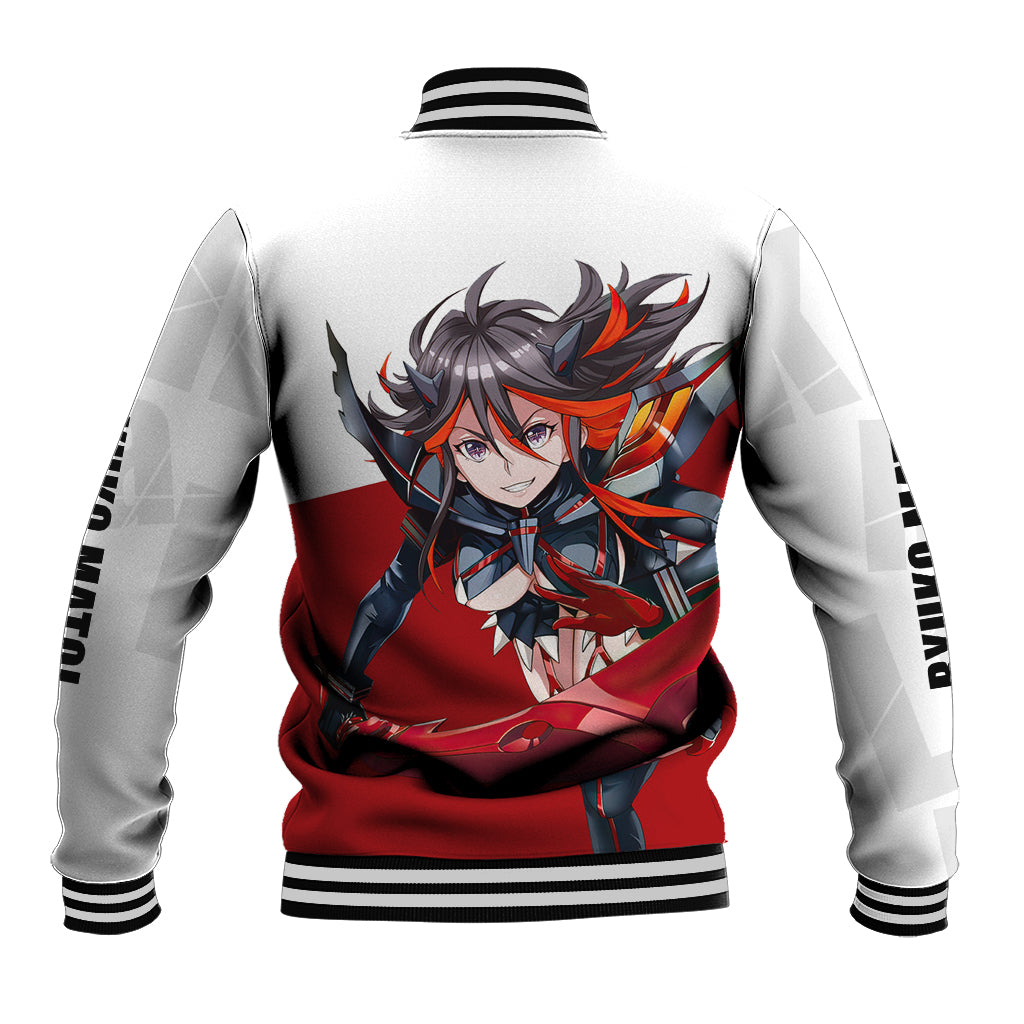 Ryuko Matoi Kill La Kill Baseball Jacket Anime Style