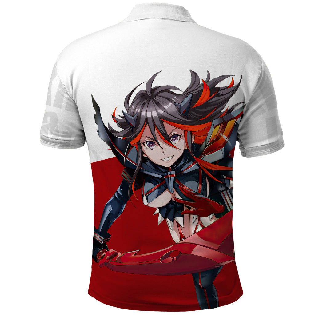 Ryuko Matoi Kill La Kill Polo Shirt Anime Style