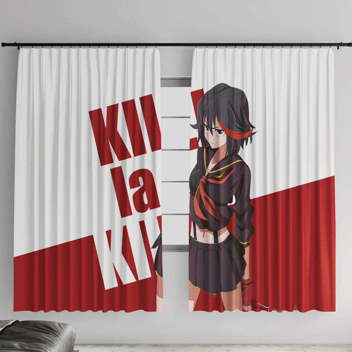 Ryuko Matoi Kill La Kill Window Curtain Anime Style