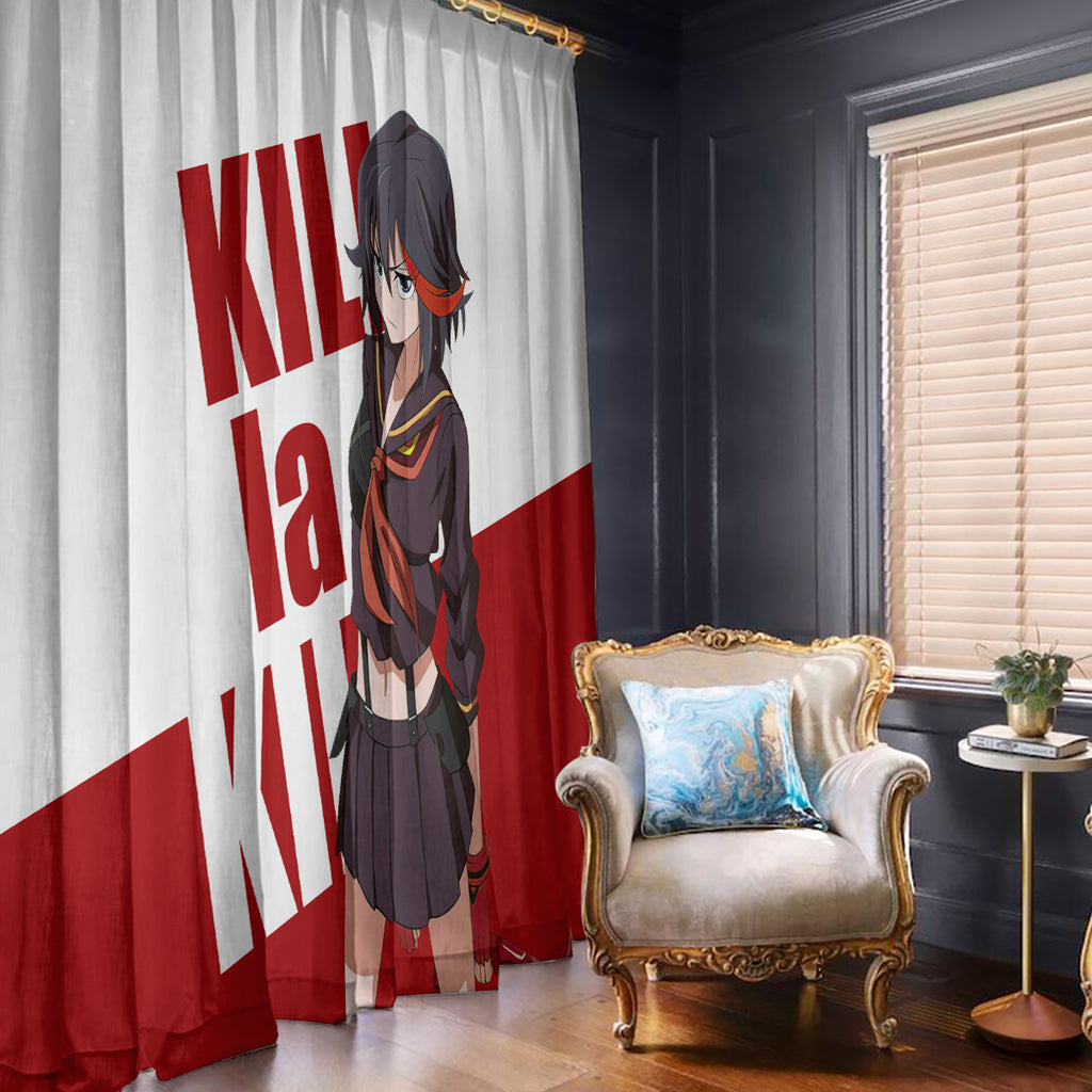 Ryuko Matoi Kill La Kill Window Curtain Anime Style