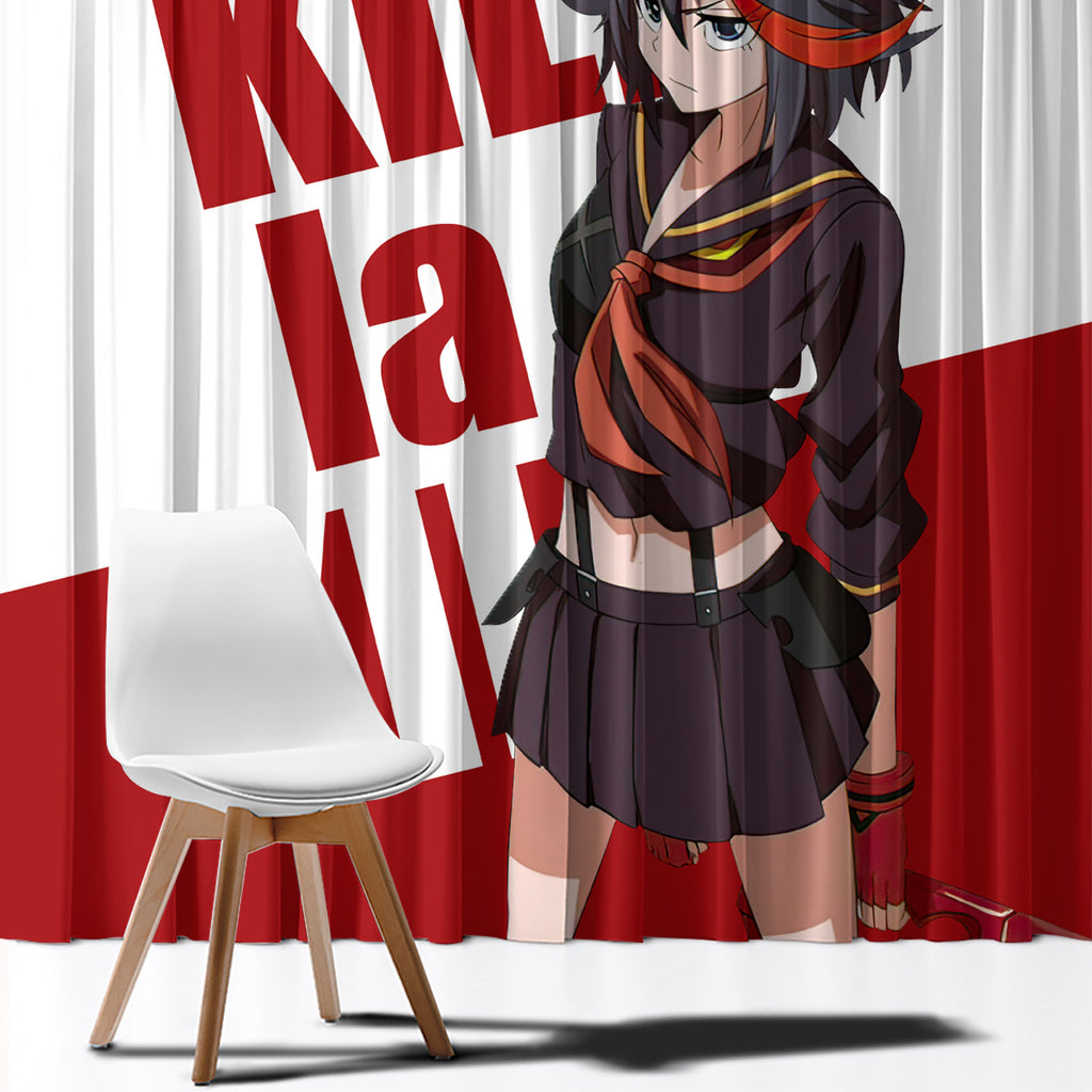 Ryuko Matoi Kill La Kill Window Curtain Anime Style